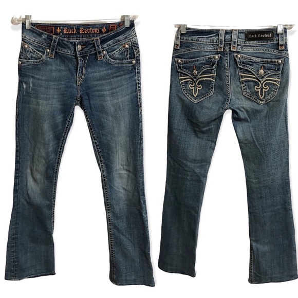 Rock Revival Stephanie boot cut jeans - Picture 1 of 8